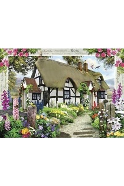 RAVENSBURGER 155859 Çiçekli Kulübe 1000 Parça Puzzle