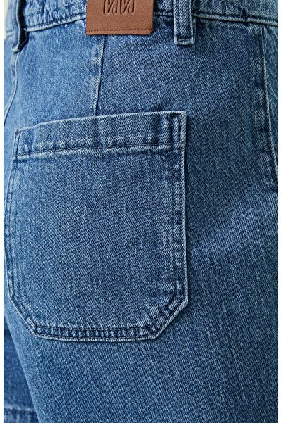 Network Açık Indigo Mavi Denim Şort