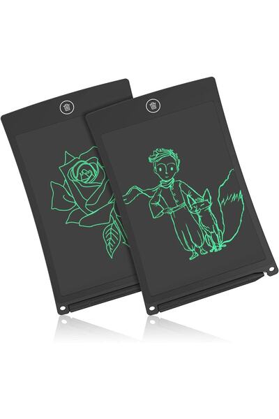MEZİGARC Grafik Digital Çocuk Yazı Tahtası Silinebilir 8,5inç Eğitici Tablet 1 Adet Çizim Tableti Lcd Ekran