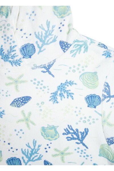 Ozmoz By Mukadder Özden Organic Towel Fabric Hooded Sleeveless Girl's T-shirt