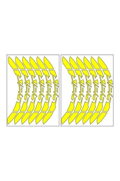 Gogo Florasan Sarı Yamaha Ybr Uyumlu Büyük Jant Şeridi