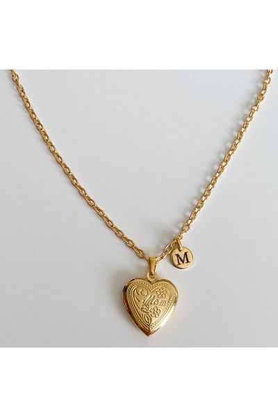 CHARMLUCKY Mom Letter Necklace