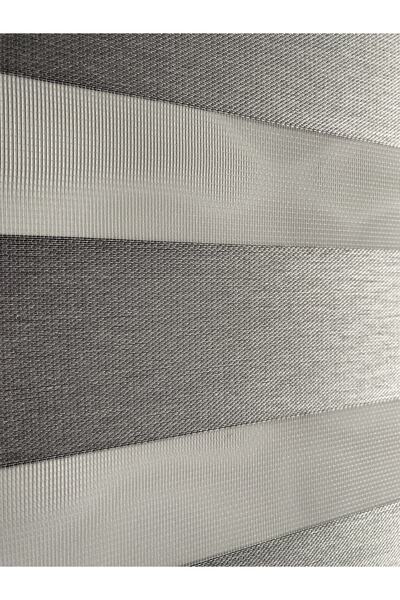 Storium Perde Gri Blackout Gün Işığı Geçirmez Zebra