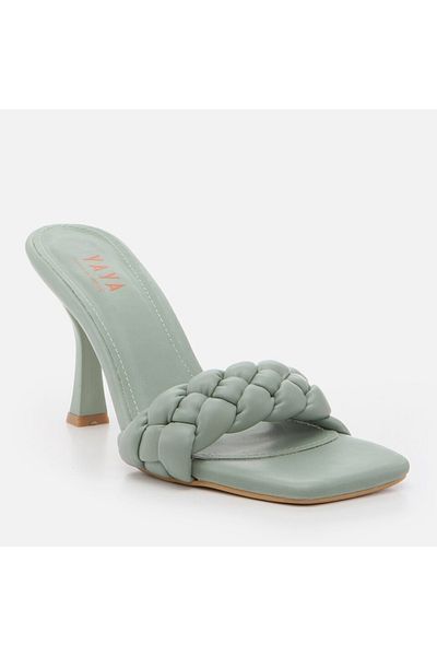 Yaya by Hotiç Grüne Yaya Hausschuhe für Damen