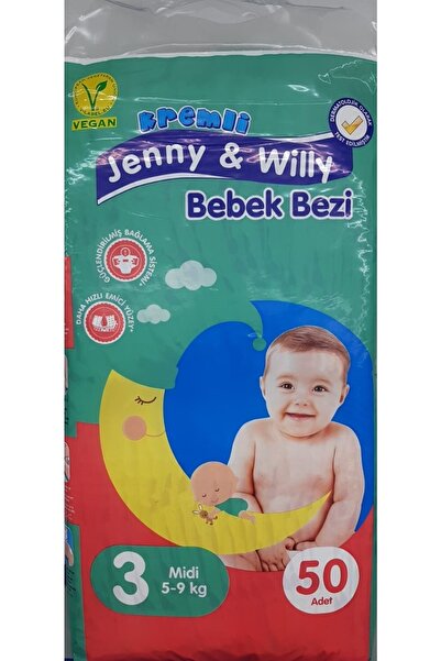 Jenny & Willy Bebek Bezi 5-9 Kg Midi 50 Li