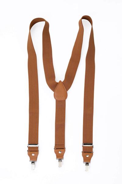 Hatemoğlu Umeraș pentru pantaloni cu model Camel Herringbone