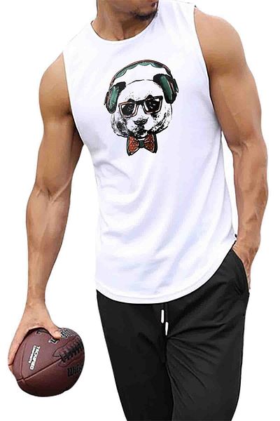 BLUU Wemusic Sleeveless Athlete T-shirt Tank Top Sports Athlete