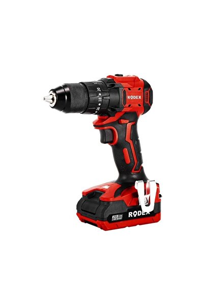 Rodex Rdx3404 Matkap 21 V Çift Akülü Vidalama 13 Adet Aksesuar
