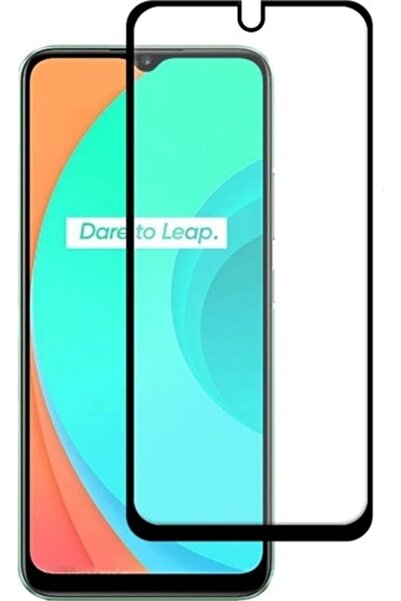 Case 4U Realme C11 Tam Kaplayan Fiber Nano Ekran Koruyucu Cam