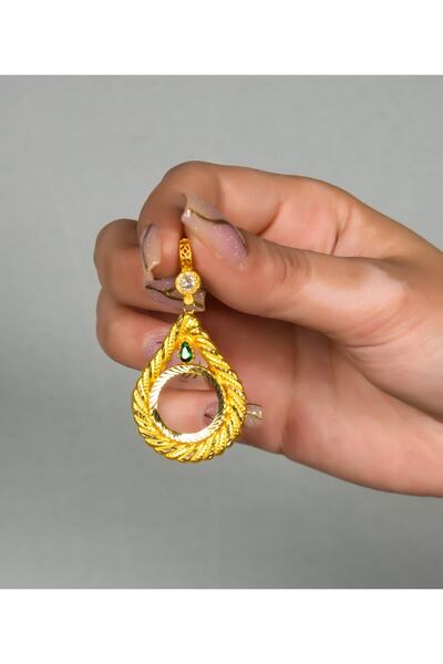 Çelikoğlu Kuyumculuk 14 Ayar Altın Çeyrek Cerceveli Kolye Uçu 2,65 Gr