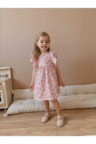 Reddot Girl's Woven Floral Dress