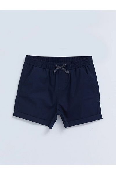 LC Waikiki Basic Poplin Girl's Shorts with Elastic Waist