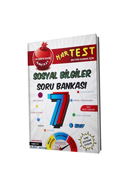 Nartest Yayınevi 7. Sınıf Süper Zeka Sosyal Bilgiler Soru Bankası Nartest