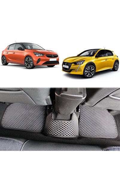 Bod Opel Corsa F / Peugeot 208 3d Havuzlu Paspas 2020 Sonrası