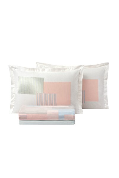 Puffy Romarin Çift Kişilik Ranforce Pike Takımı - Blush