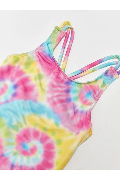 LC Waikiki Lcw Eco gemusterter Badeanzug für Mädchen