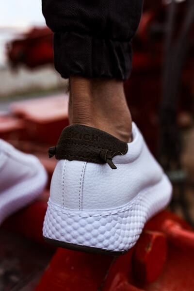 Chekich Ανδρικά παπούτσια Ch107 Cbt Felibord Λευκά / Χακί