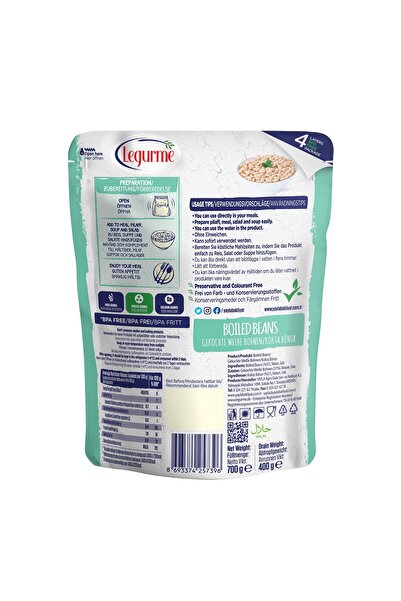 Yayla Legurme Haşlanmış Fasulye 700 Gr