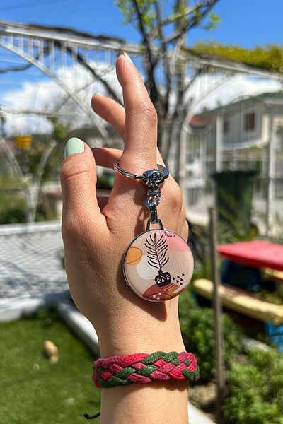 CoNotes Keychain - Retro Design