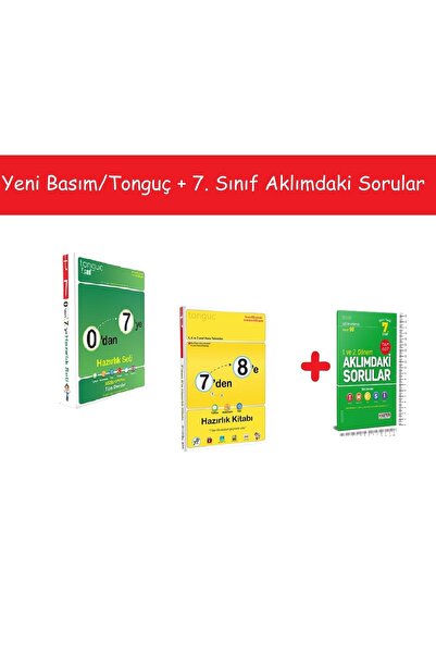 Tonguç Akademi Tonguç 0'dan 7'ye Konu Anlatımlı Soru Bankası & 7'den 8'e Hazı...