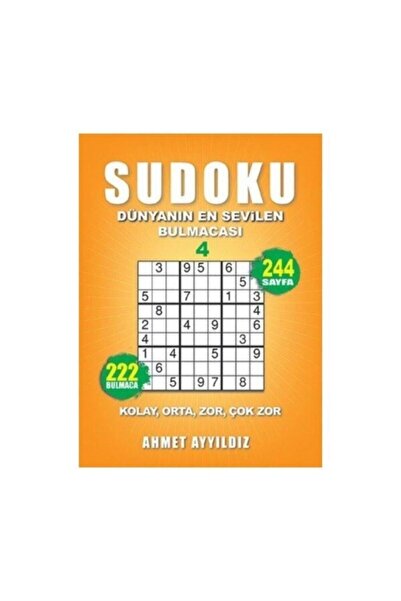 Olimpos Yayınları Ahmet Ayyıldız-sudoku-dünyanın En Sevilen Bulmacası 4 97860...