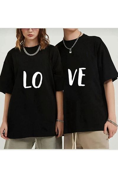 Merkür Store Lo-and T-shirt - Lover Combination Printed