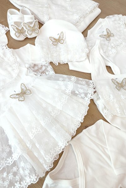 Sitilin Baby Girl Lace Tutu Luxury 10 Piece Hospital Release Set