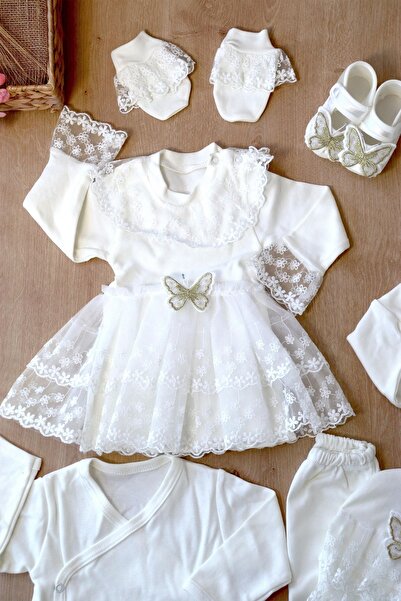 Sitilin Baby Girl Lace Tutu Luxury 10 Piece Hospital Release Set