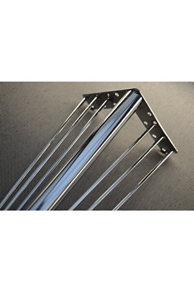BafArt 72 Cm Krom Metal Tel Model Masa Ayağı 4 Adet