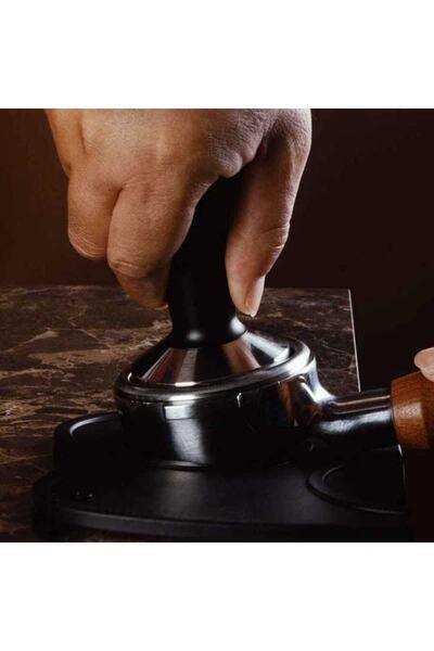 Epinox Espresso Kahve Sıkıştırıcı Tamper Siyah Metal 58 mm