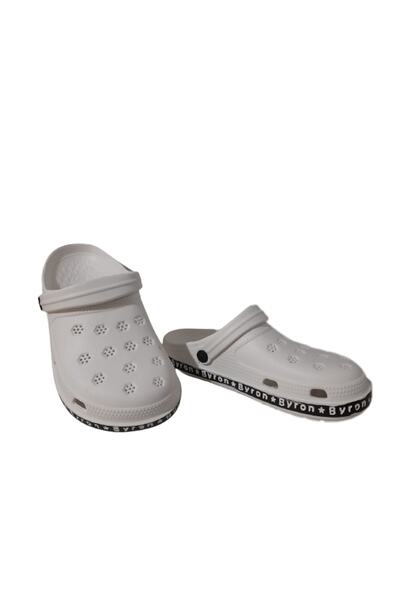 Byron Byrn09-20 White Unisex Sabo Hospital Nurse Slippers