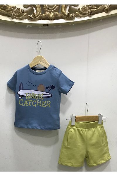 Çikoby طقم شورت بيبي بوي ويف كاتشر
