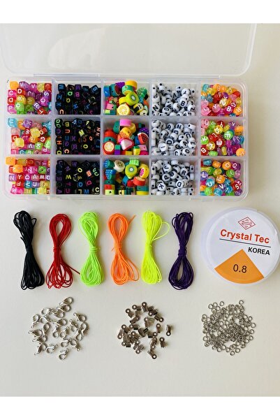 yağmur gökçe رقم: 23 حرف الخرز فيمو الخرز سوار صنع المجوهرات لوازم هواية مجموعة