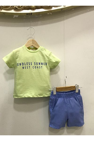 Çikoby طقم شورت صيفي للأطفال الرضع