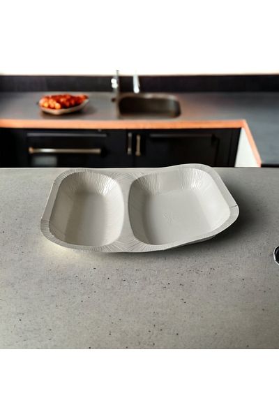 Krm Ambalaj Double Eyed Paper Mevlüt Plate, 25 Pieces