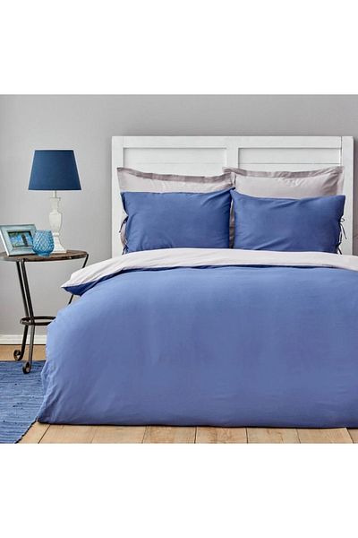 Karaca Home Set cuvertură dublu/față dublă Basic Gri-indigo