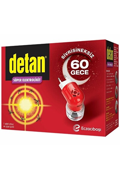 Detan Süper Elektrolikit Makina + Yedek 60 Gece 8690530022959