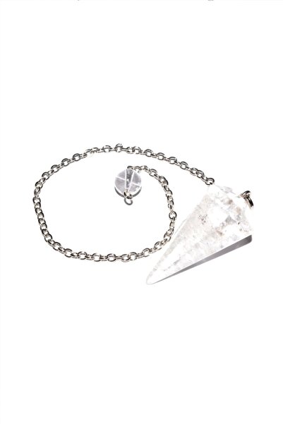 Nelleovana Hakiki Doğal Kristal Kuvars Pandül Sarkaç