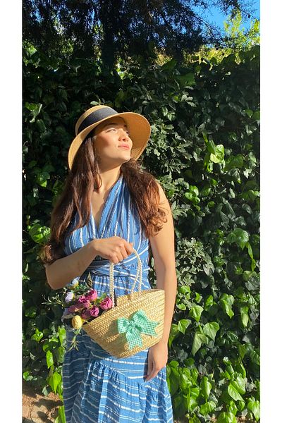 laviyonsa Bell Model Straw Summer Hat