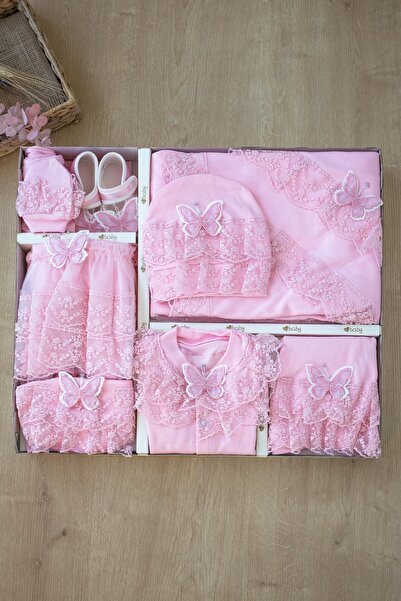 Sitilin Baby Girl Lace Tutu Luxury 10-Piece Hospital Discharge Set