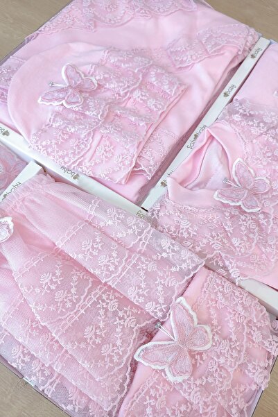 Sitilin Baby Girl Lace Tutu Luxury 10-Piece Hospital Discharge Set