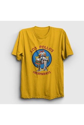 Presmono Unisex Beyaz Los Pollos Hermanos Breaking Bad T shirt 406681tt