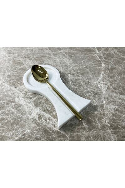 ModestConcept Doğal Beyaz Mermer Kaşıklık