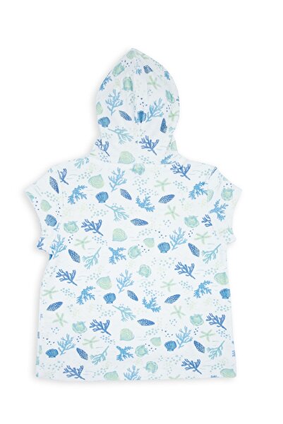 Ozmoz By Mukadder Özden Organic Towel Fabric Hooded Sleeveless Girl's T-shirt