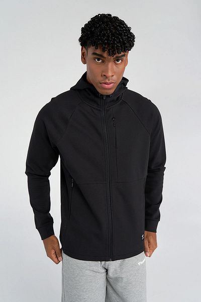 hummel T-mt Interval Cotton Regular Fit Zippered Hooded Sweat Men's Sweat 921647