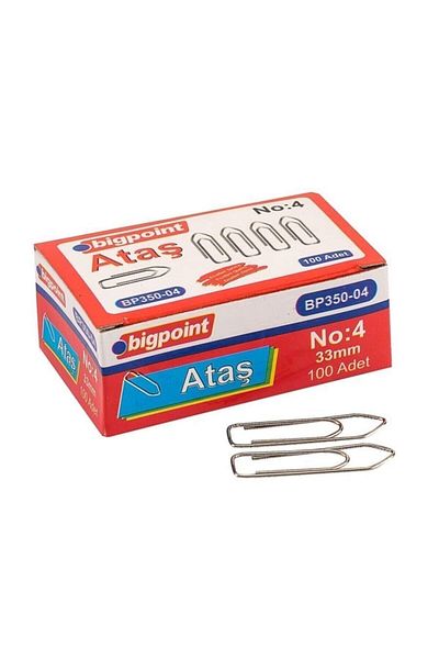 Bigpoint Nickel Atas No:4 33mm Pack of 100