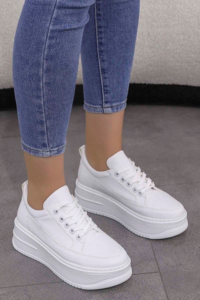 Mamito Ayakkabı Sportovní obuv Cln 175 High Soled-bílá