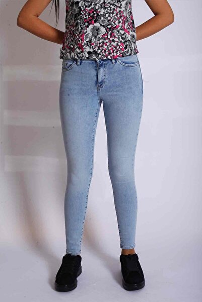 Blues Outlet Blugi Slimfit Lycra de damă-albastru gheață