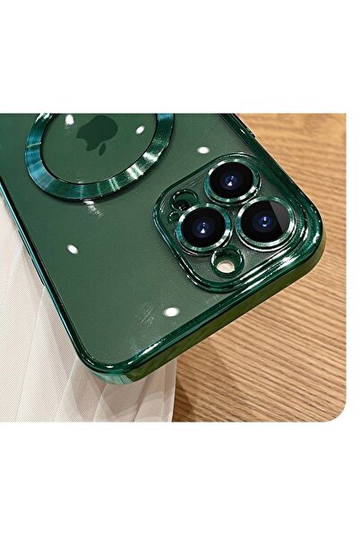 Israh Apple Iphone 11 Için Uyumlu Kılıf Kamera Lens Korumalı Magsafe Şarj Ren...