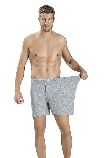 Jiber Ανδρικό Cotton Plus Size Mixed Color Boxer 183 - 6 Τεμάχια